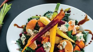 A healthy vegan salad