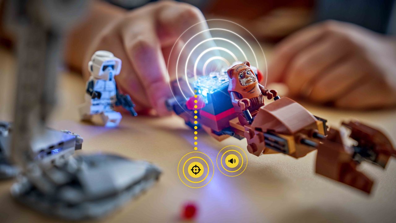 A selection of LEGO Star Wars Smart Brick sets