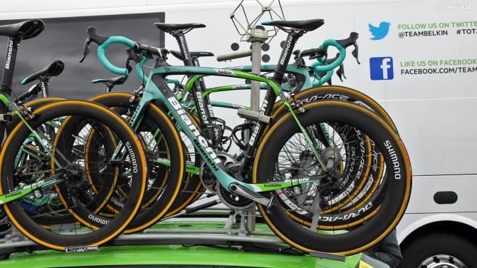 Bigger riders were less intimidated by the wicked crosswinds that were expected on Northern Ireland's coastal roads