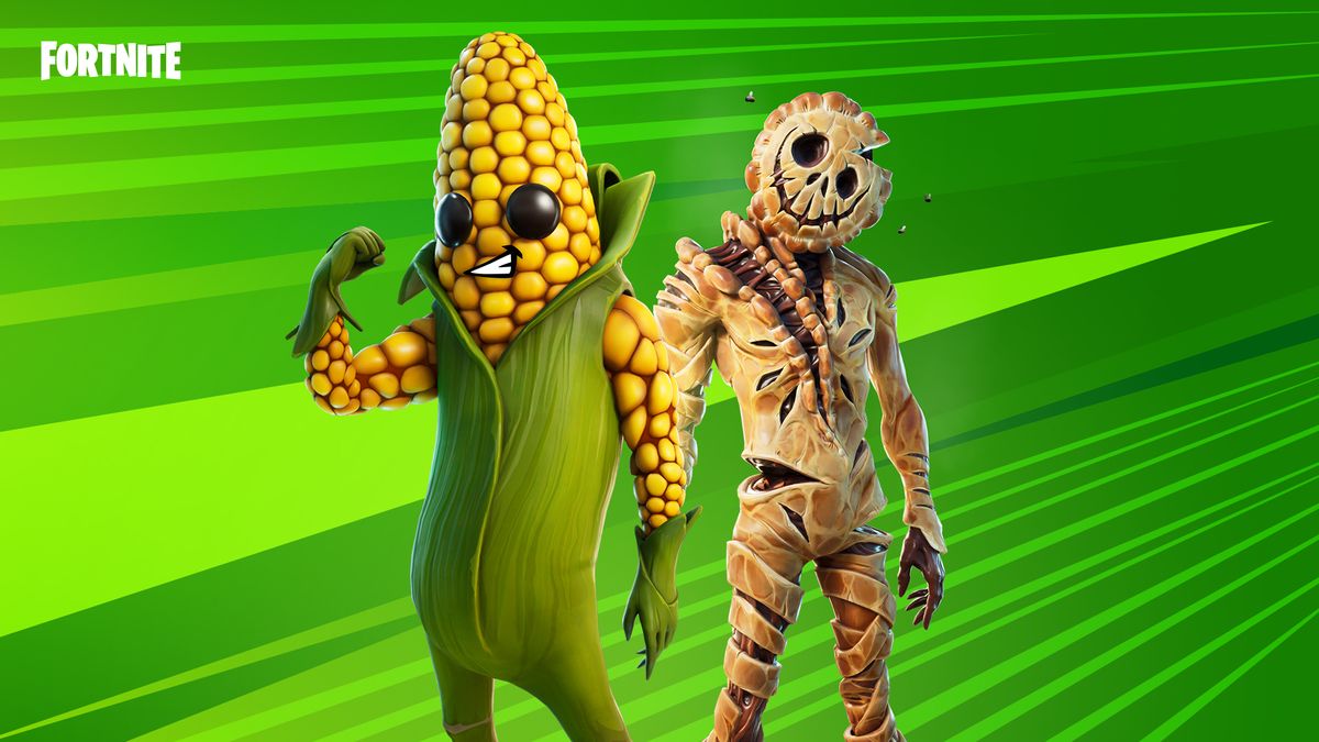 Fortnite Popcorn In The Face Fortnite Has Horrible Corn And Pie Bodies Now Pc Gamer