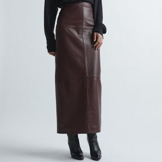 Raey Leather Skirt