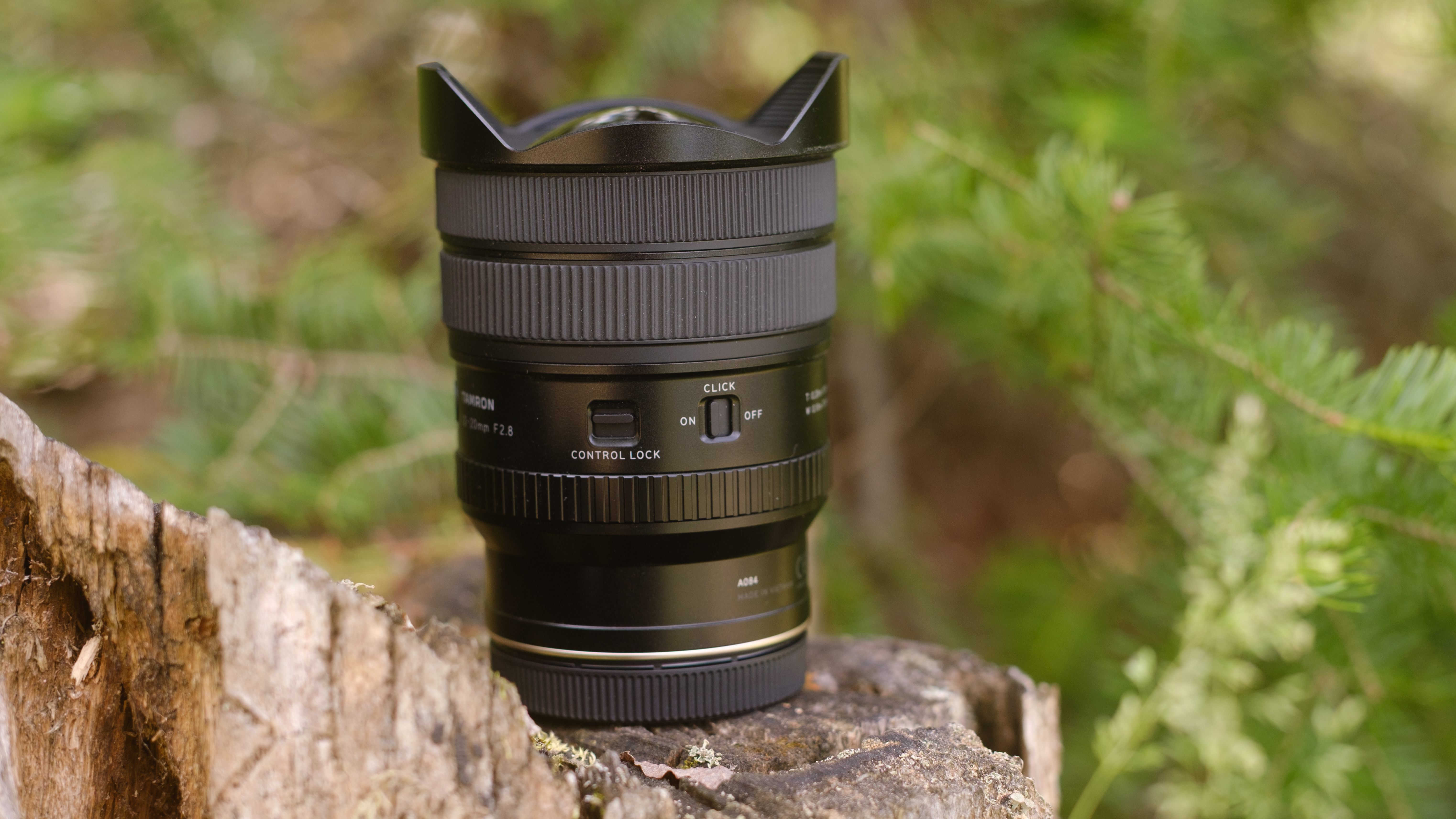 The Tamron 12-20mm f/2.8 photographed outdoors