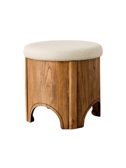 Arch Storage Ottoman