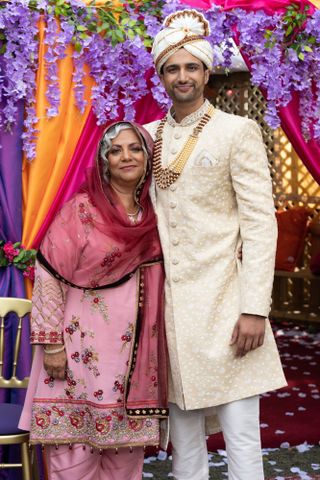 Misbah Maalik with her son Shaq in Hollyoaks.