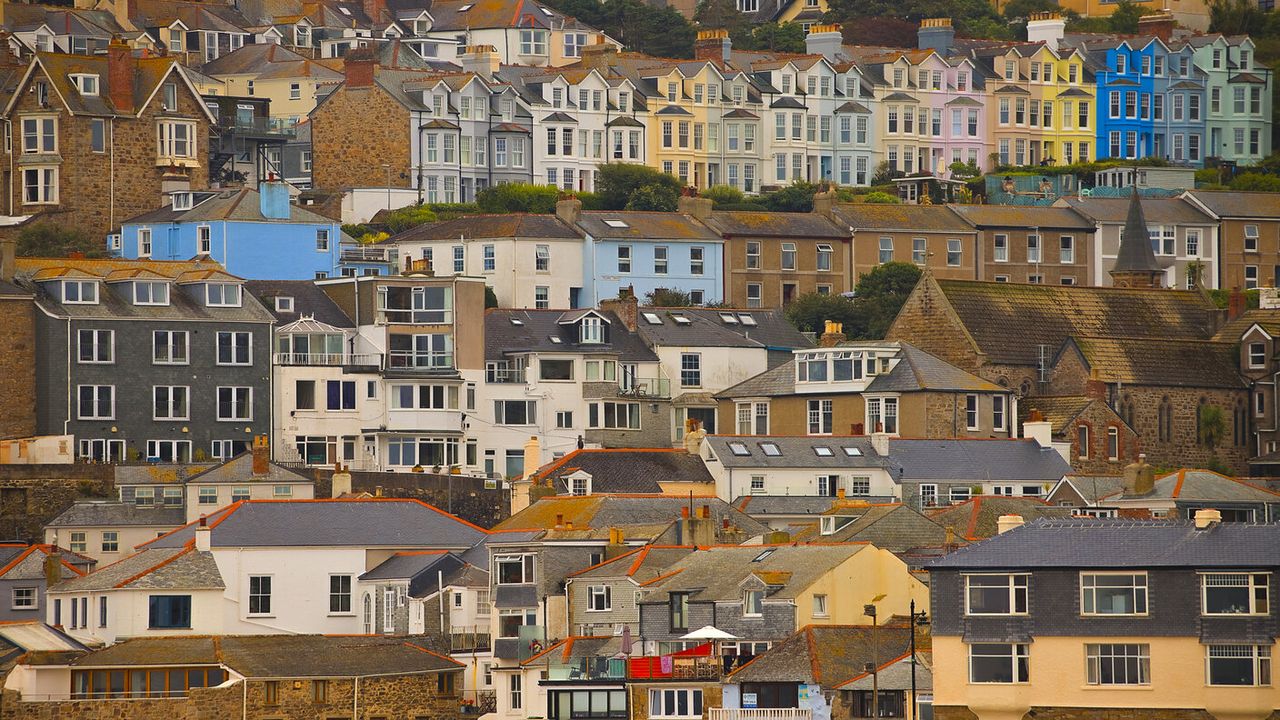 rows of houses