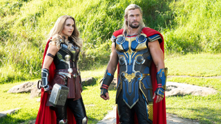 Chris Hemsworth and Natalie Portman in Thor Love and Thunder