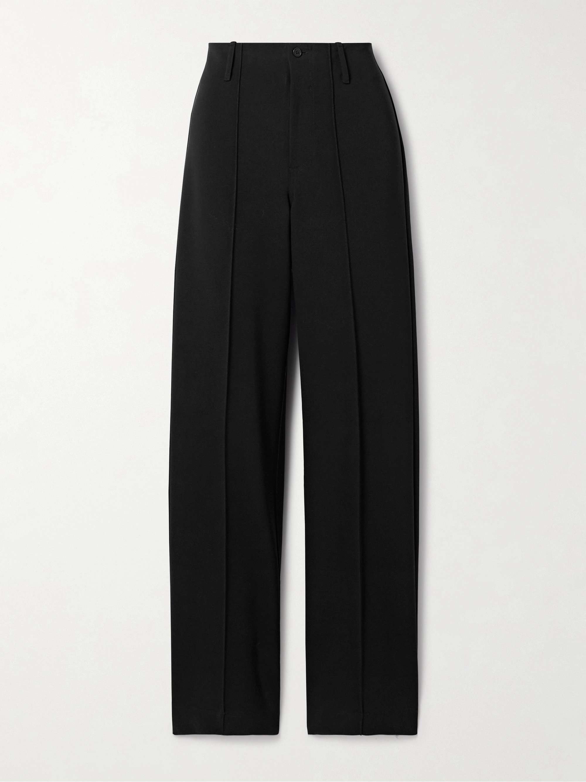 Damian Striped Twill Straight-Leg Pants
