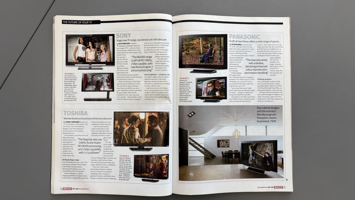 Sony XEL-1 OLED in May 2008 issue of What Hi-Fi?