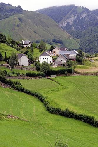 Plush green fields provided a stark contrast to the scenery up north.