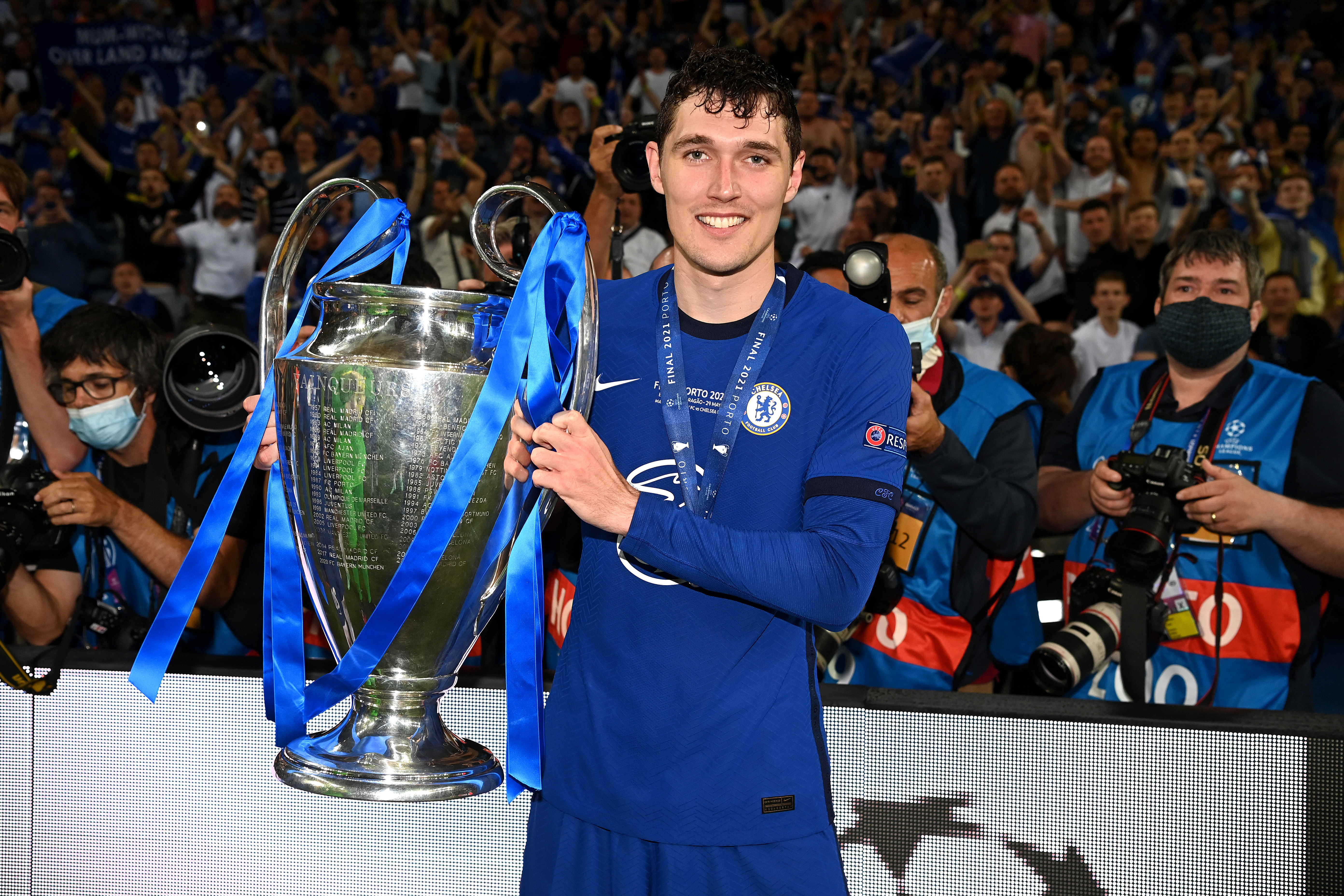 Andreas Christensen was a Champions League winner with Chelsea in 2021