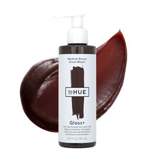 Dphue Gloss+, Mittelbraun – 6,5 Unzen – Semi-permanente Haarfarbe und Spülung – Hält bis zu acht Haarwäschen – Paraben-, Sls- und Sles-Sulfatfrei – Vegan, Leaping Bunny-zertifiziert