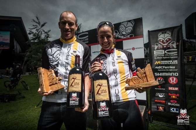The fastest man and woman - Kris Sneddon and Lea Davison