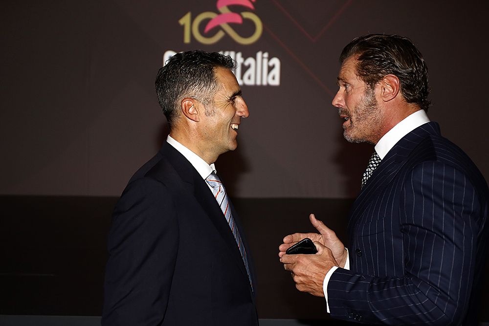 iguel Indurain and Mario Cipollini