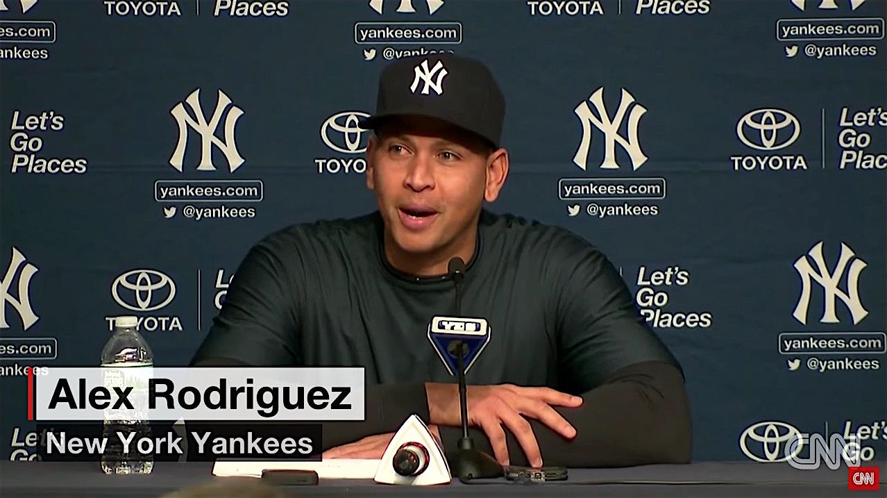 A-Rod says goodbye to baseball