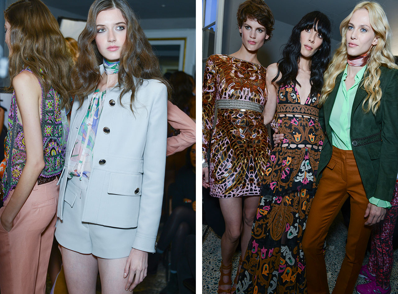 fashion show for Emilio Pucci 2015