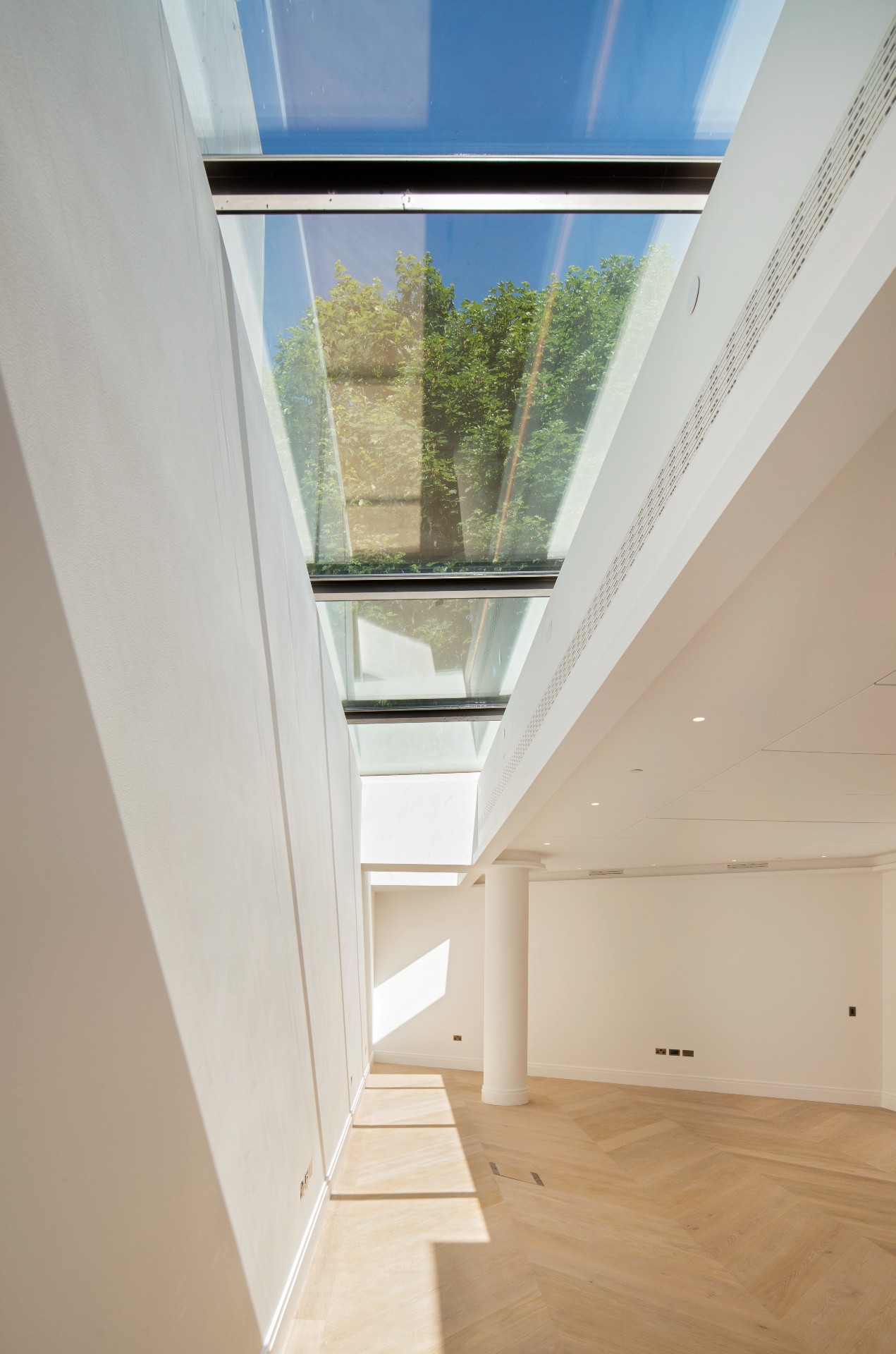 Eight Mulberry Square at Chelsea Barracks skylight