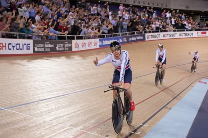 The sweet taste of success for the men's GB pursuit team