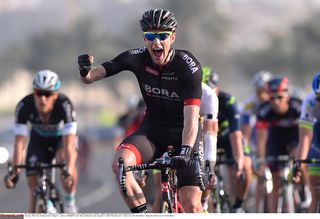 Sam Bennett (Bora-Argon 18) wins stage 6 at Tour of Qatar