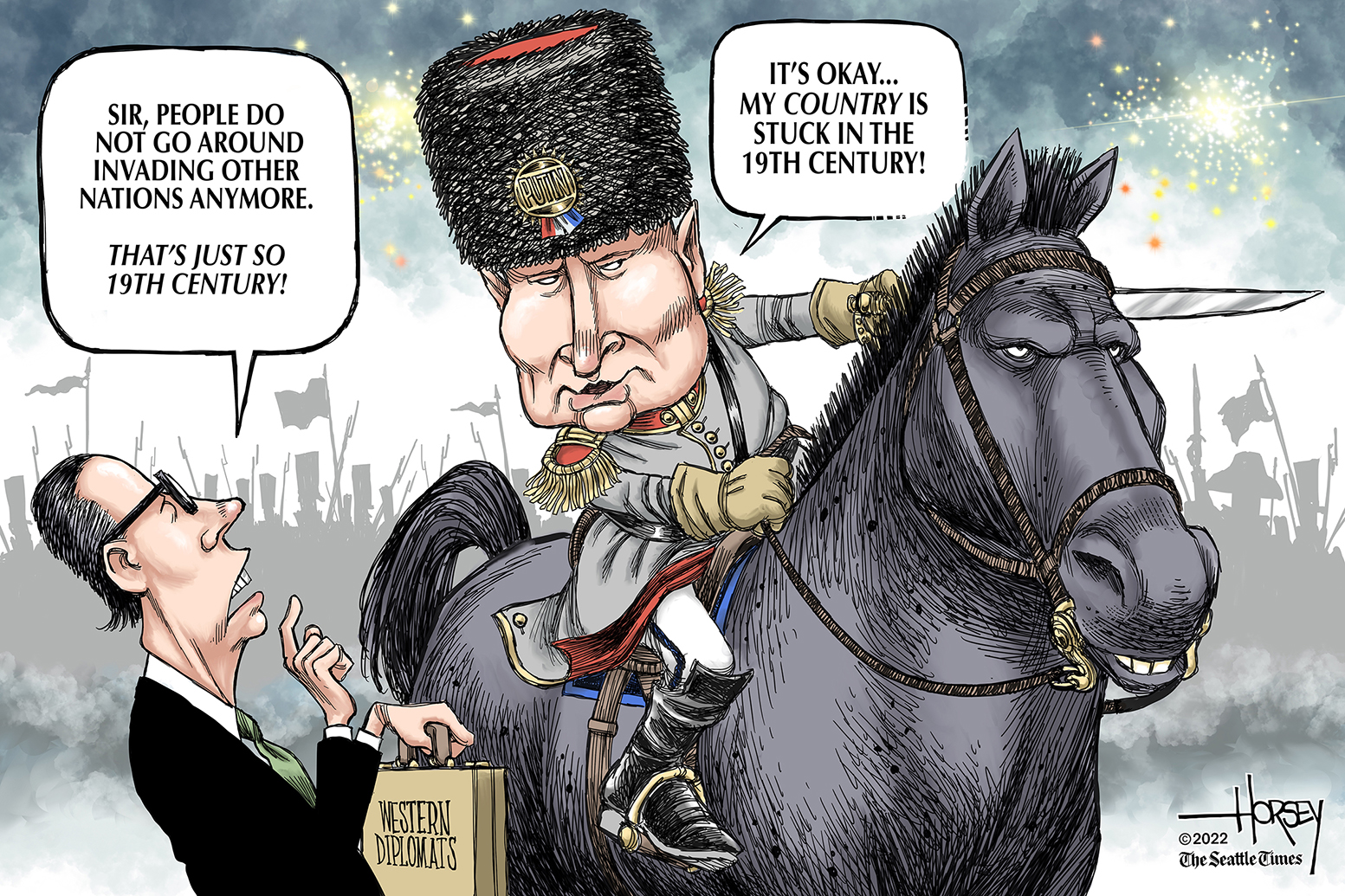 7 Cartoons About Putins Ukraine Threat The Week