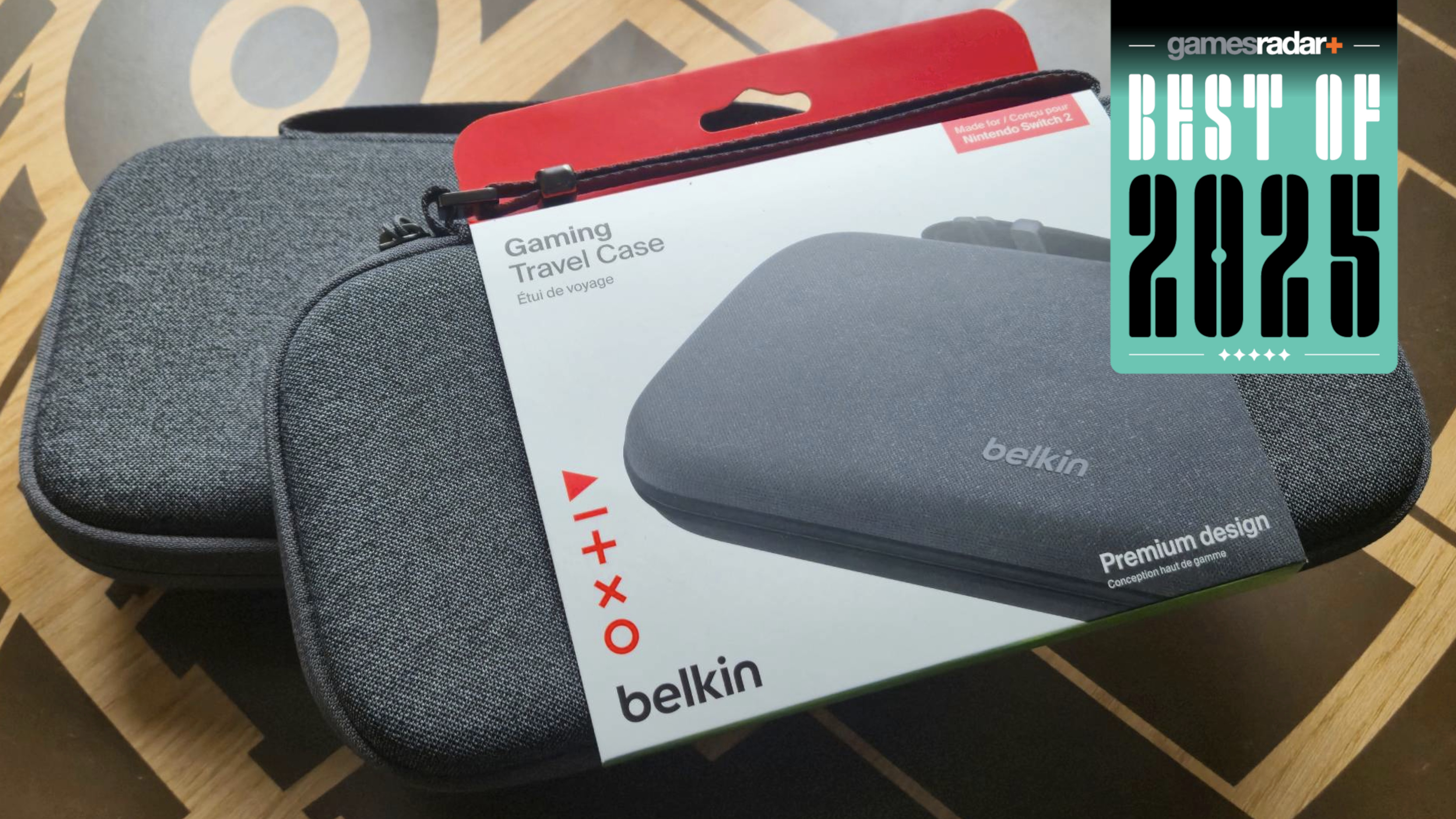 Belkin charging case with 'best of 2025' badge