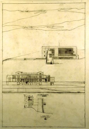 Sketch of the Arp Museum