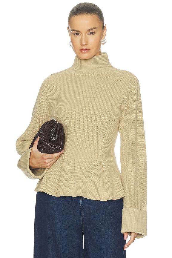 Chase Peplum Knit Sweater