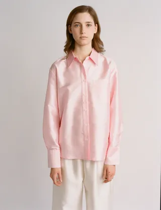 Hallo, rosa Floris-Shirt