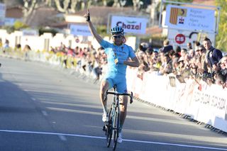 Astana's Andriy Grivko celebrates solo victory on stage 3