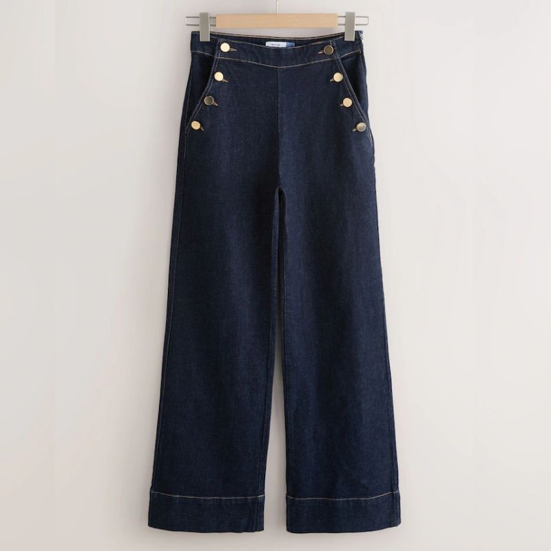 high waisted jeans