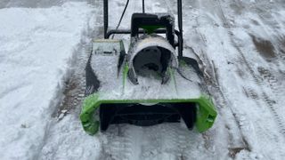 Greenworks snow blower chute and auger