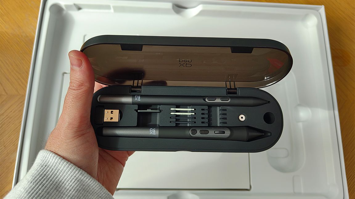 XPPen Artist Pro 19 (Gen 2) review; photos of a drawing tablet being used
