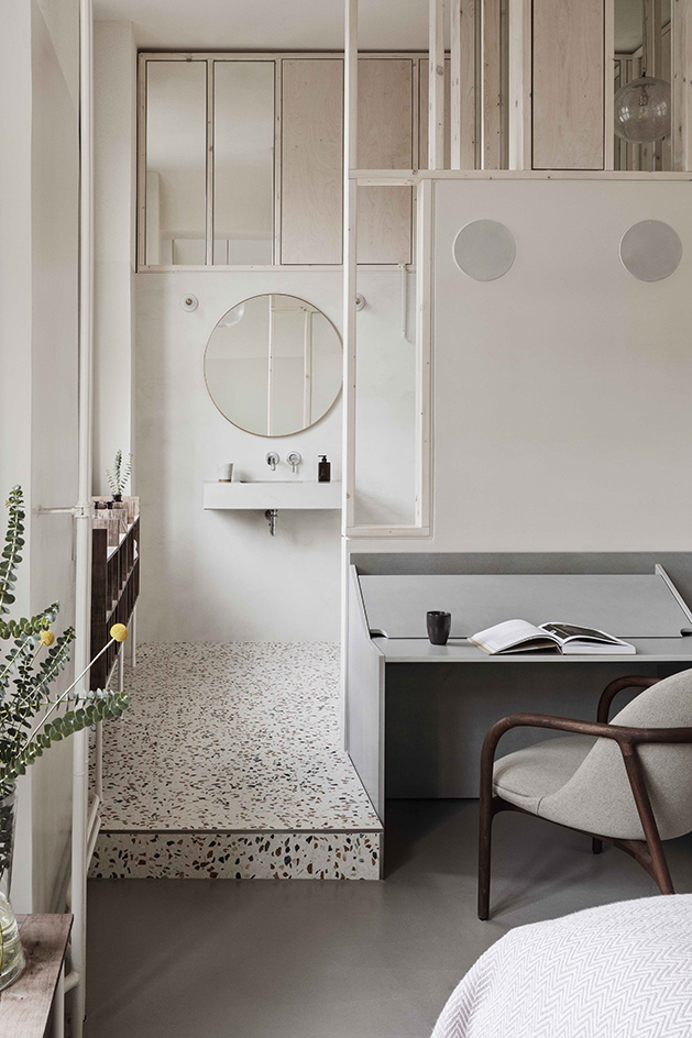 Michelberger Hotel bathroom, Berlin, Germany