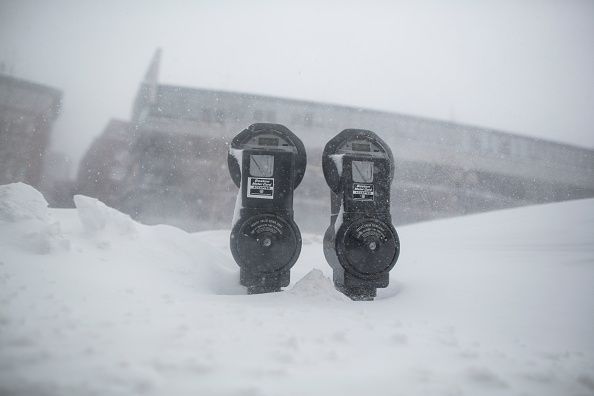 Snow in Massachusetts.