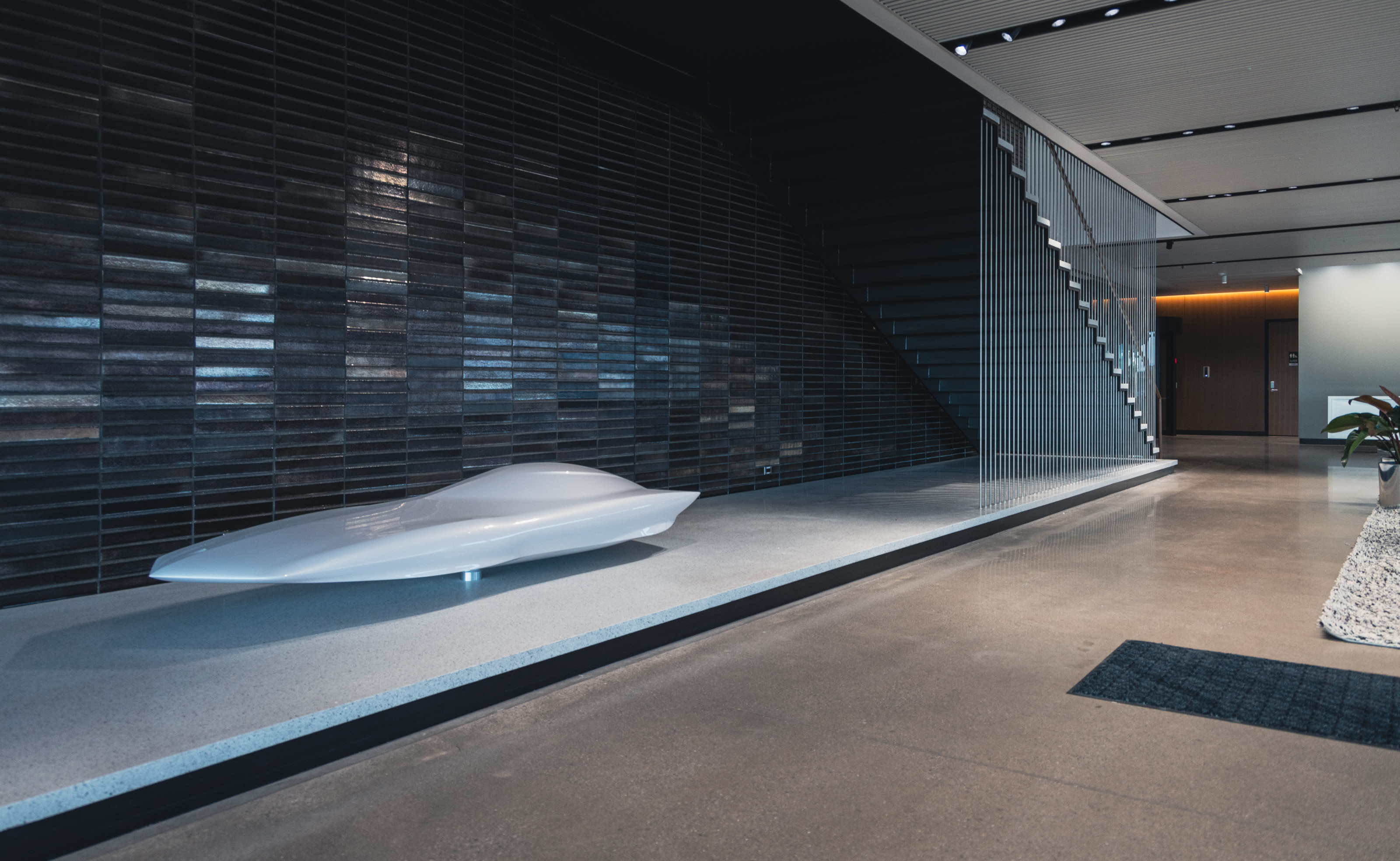 The main lobby of General Motors Design West