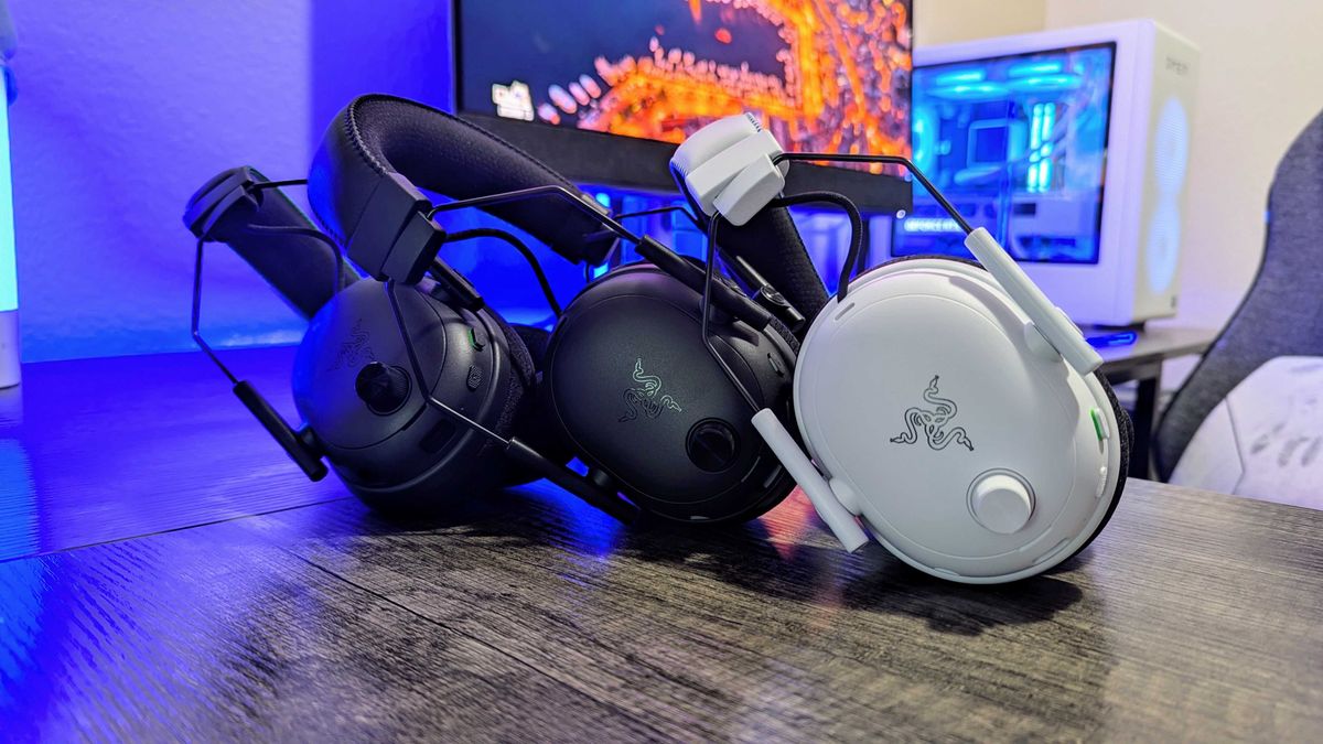 Image of the Razer BlackShark V3 Pro wireless gaming headset.