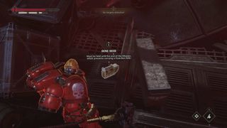 Space Marine 2 gene seed in inventory and dropped guardian relic