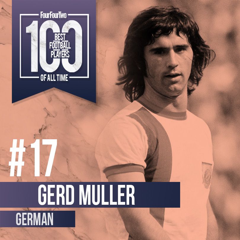 FourFourTwo's 100 Greatest Footballers EVER No.17, Gerd Muller