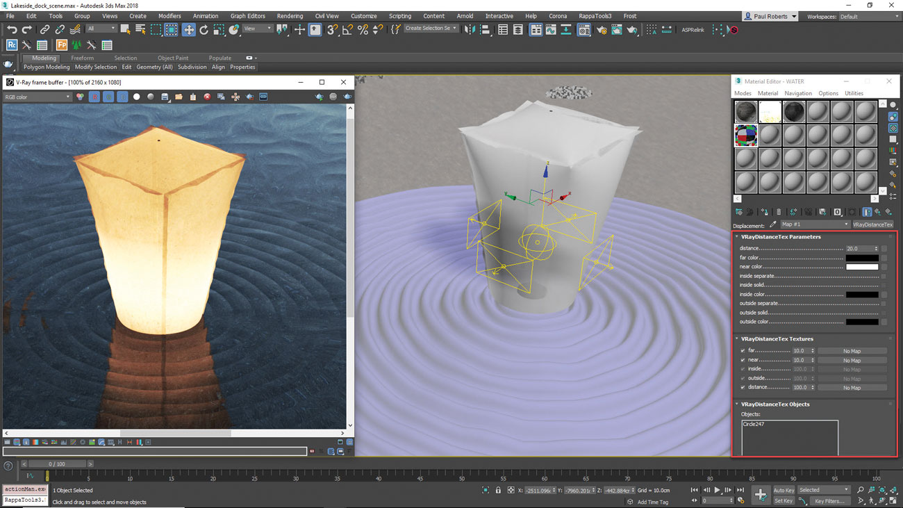 3ds Max - Add ripples