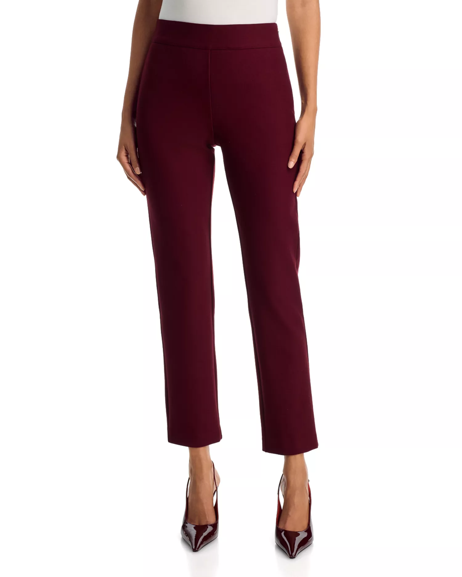 AQUA x Nicky Hilton, Ponte Slim Stretch Pants