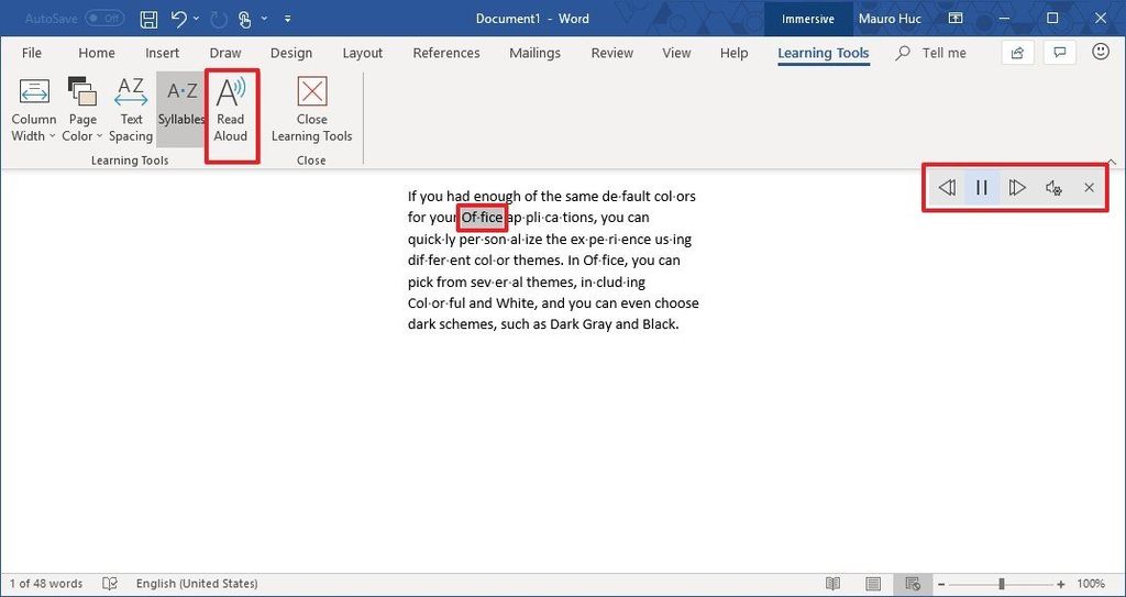 How to use Learning Tools in Microsoft Word Windows Central