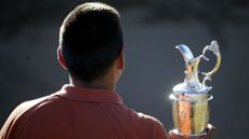 A shot of Ben Curtis from behind