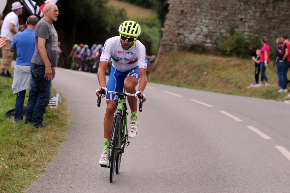 Moreno Moser (Italy) on the attack