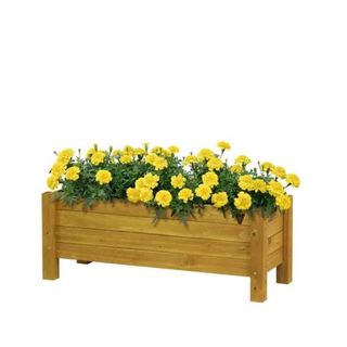 wooden planter