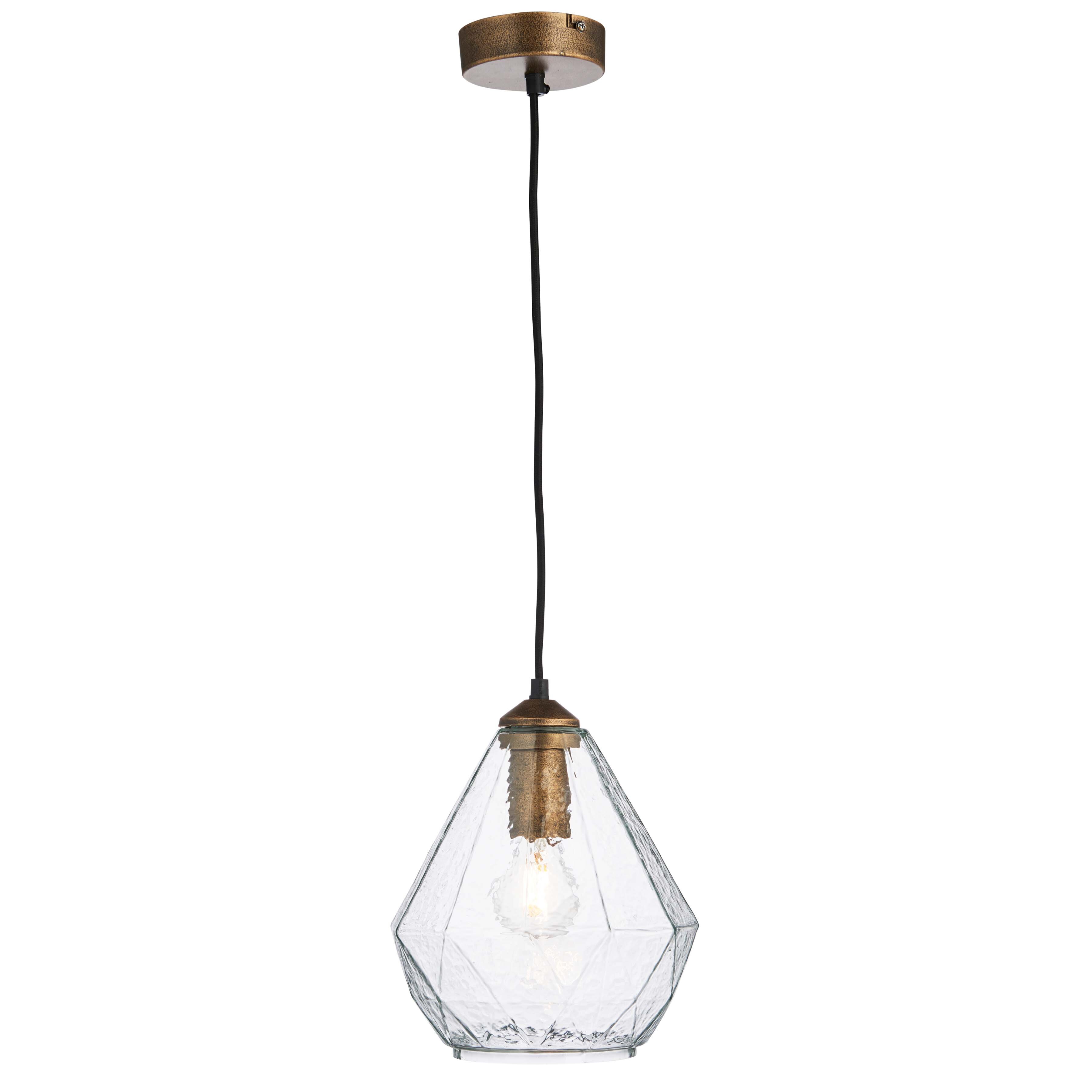 Atoka 1 - Light Gold Single Pendant