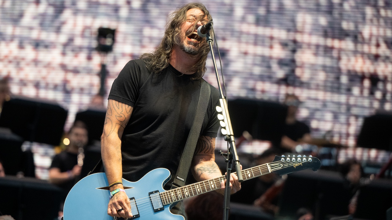 Dave Grohl live at Coachella in 2025