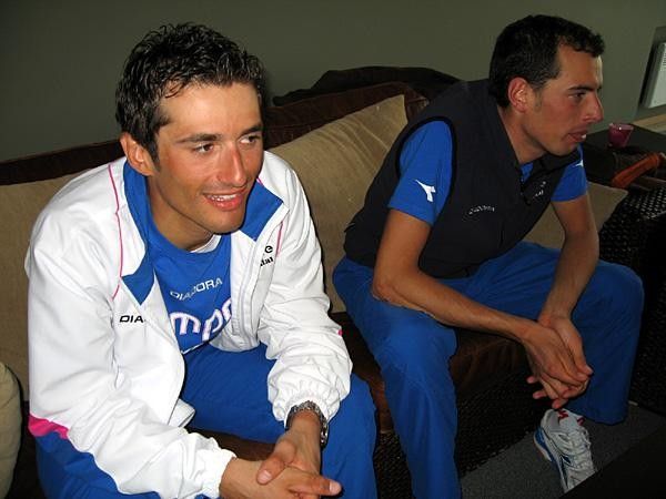 Daniele Bennati and Alessandro Ballan share more than just a team; they both have high hopes for Flanders.
