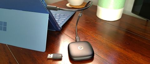 Synology BeeDrive connected to a Microsoft Surface via USB