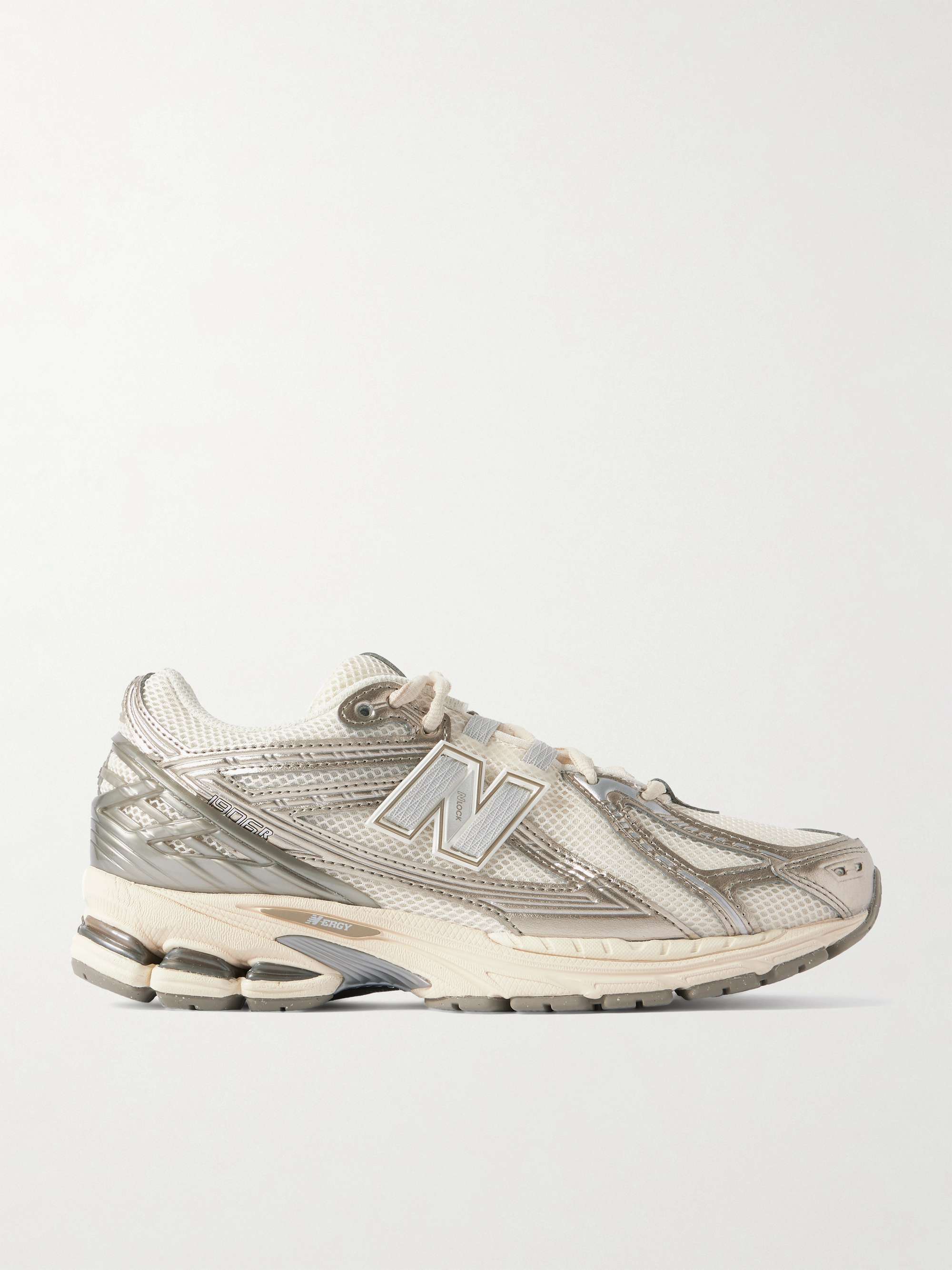 1906r Metallic Rubber-Trimmed Mesh Sneakers