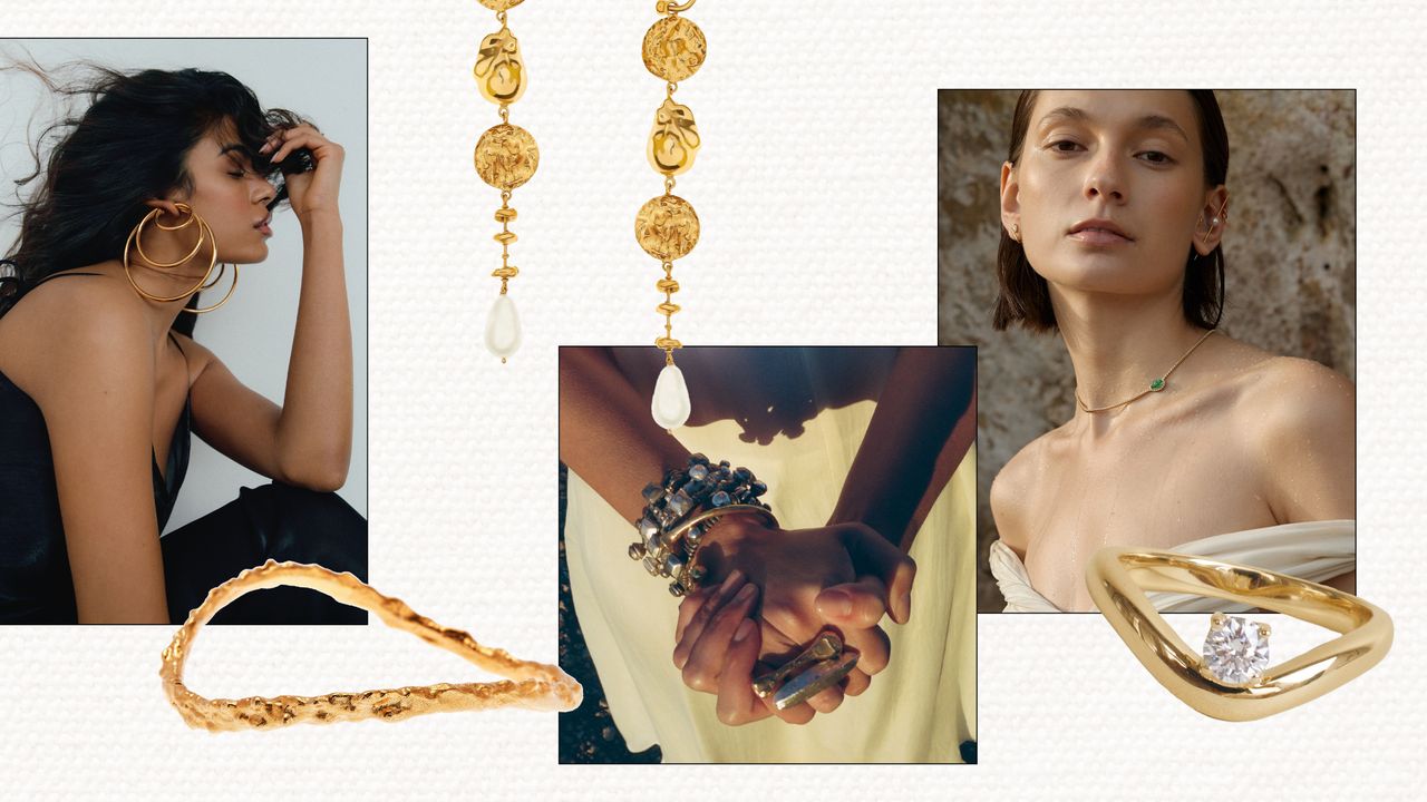 A collage of Asian-founded jewelry brands.