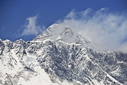 A view of Mount Everest.